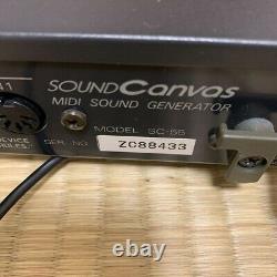 Used SC-55 Sound Canvas Roland Module MIDI Generator Good Condition from Japan