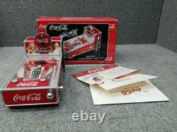 VINTAGE 1998 COCA-COLA MUSICAL PINBALL MACHINE BANK Sounds & Lights From Japan