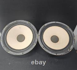 Vintage AKAI 305-560 Pair of 12 Woofers Japan from CW-2500 Tested/Sound 7 Ohms