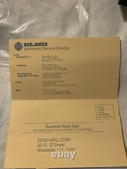 Vintage ELMO 8mm Sound Projector ST-600 M (2-track) Made In Japan All Original
