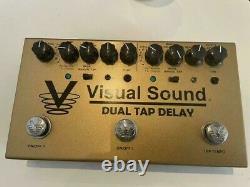 Visual Sound dual tap delay Guitar Effect Pedal From Japan