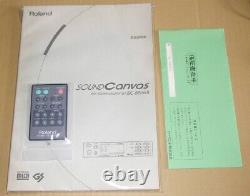 With Full Box SET! Roland SOUND CANVAS SC-55MK2 SC-55MKII From Japan