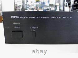 YAMAHA M-35 NATURAL SOUND STEREO POWER AMPLIFIER Used from Japan Good Condition