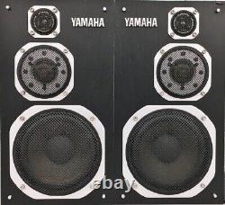 YAMAHA NS-1000MM (2 Honiri) Main Speaker Black sound output confirmed From Japan