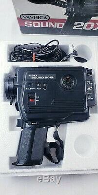 YASHICA SOUND 20XL SUPER 8 Movie Camera Zoom 9.5-19mm F/1.1 Lens From JAPAN #878