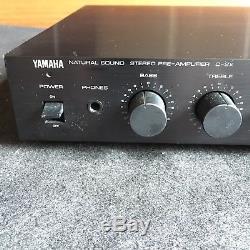 Yamaha C 2X Stereo PRE amplifier Natural Sound From JAPAN