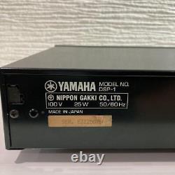 Yamaha DSP-1 Digital Sound Field Processor Black VIntage Used From JAPAN