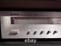 Yamaha T-1 Natural Sound AM / FM Stereo Tuner Radio Junk From Japan RARE