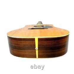 Yamaki YW-25 Acoustic Guitar Brown Durability and Resonant Sound from JAPAN