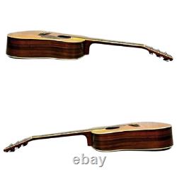 Yamaki YW-25 Acoustic Guitar Brown Durability and Resonant Sound from JAPAN