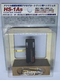 Yamamoto Sound Craft HS-1As African Ebony Headshell with 6N Lead Wire From Japan