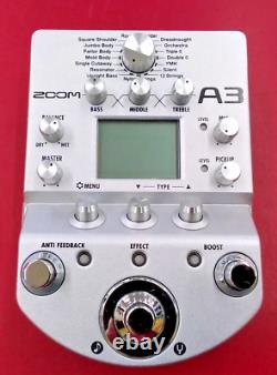 Zoom A3 Acoustic Guitar Preamp sound Free Shipping from Japan